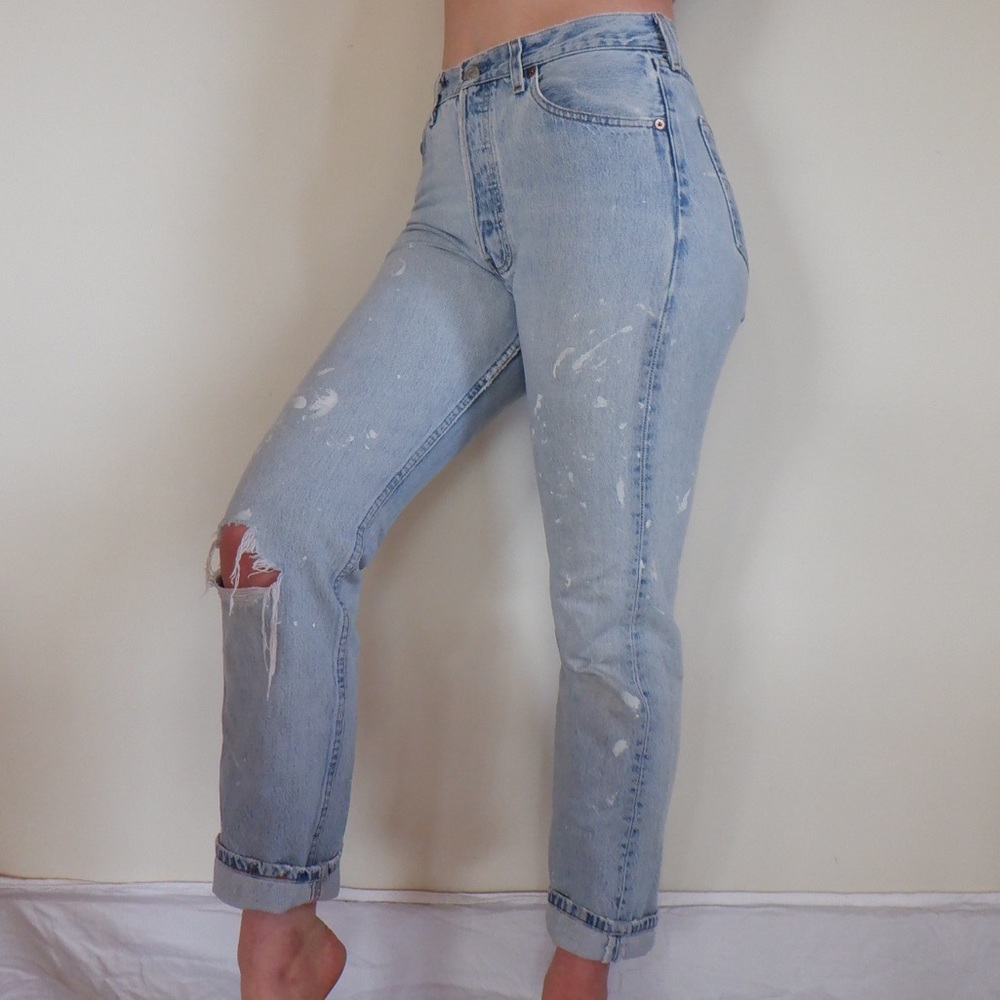 Vintage Distressed Levi’s 501s